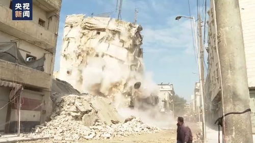 敘利亞政府拆除危險(xiǎn)建筑物，防范震后二次傷害